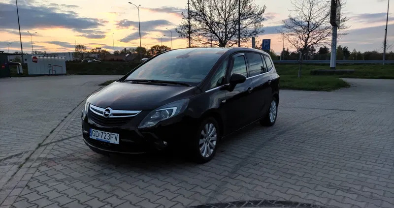 Opel Zafira cena 34500 przebieg: 210698, rok produkcji 2013 z Gdańsk małe 56